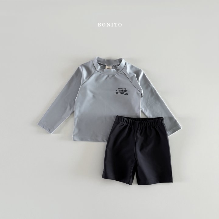 Bonito - Korean Children Fashion - #kidzfashiontrend - Rash Guard Swim Set - 5