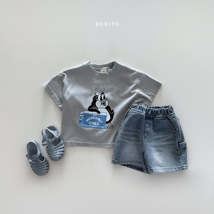 Bonito - Korean Children Fashion - #kidzfashiontrend - Carpenter Denim Shorts - 10