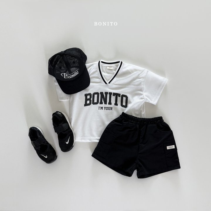 Bonito - Korean Children Fashion - #littlefashionista - Bonito Mesh V-neck Tee - 6