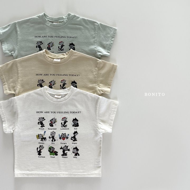 Bonito - Korean Children Fashion - #Kfashion4kids - Feeling Today Tee - 4