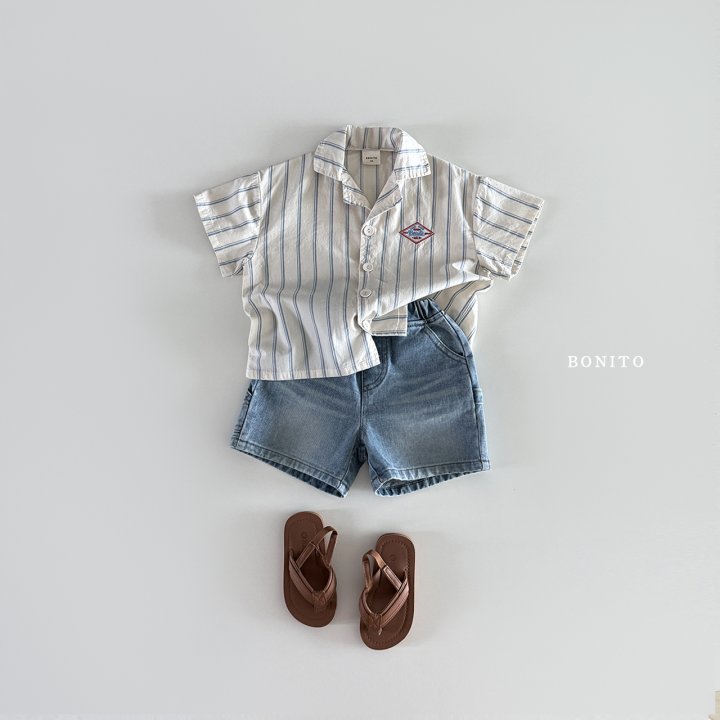 Bonito - Korean Children Fashion - #littlefashionista - Irregular Vertical Stripe Shirt - 11