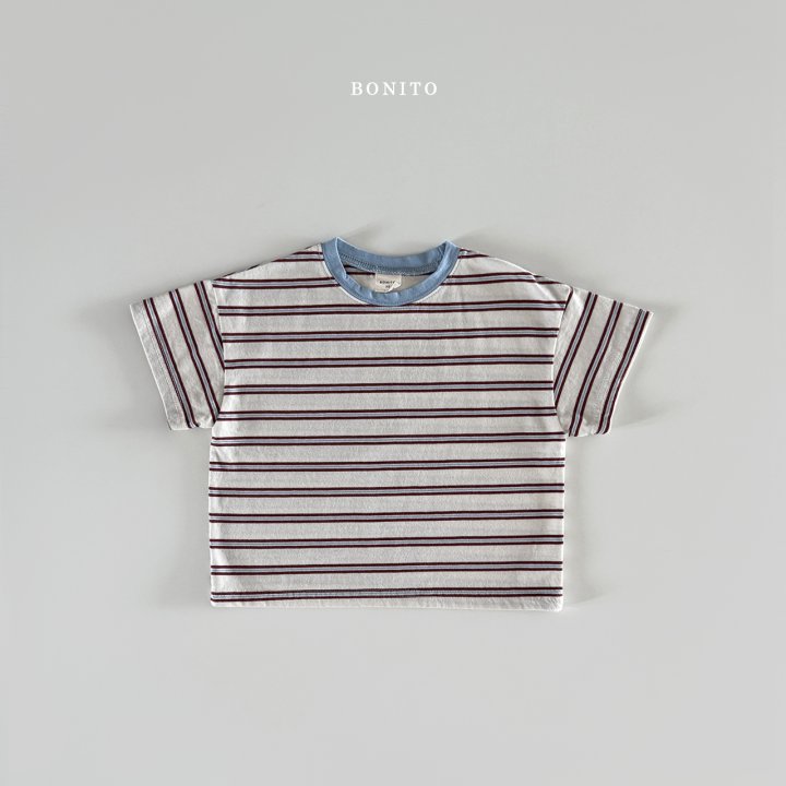 Bonito - Korean Children Fashion - #littlefashionista - Ari Stripe Tee - 5