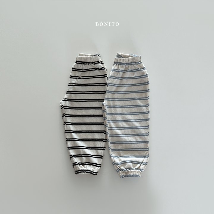 Bonito - Korean Children Fashion - #littlefashionista - Stripe Jogger Pants - 3