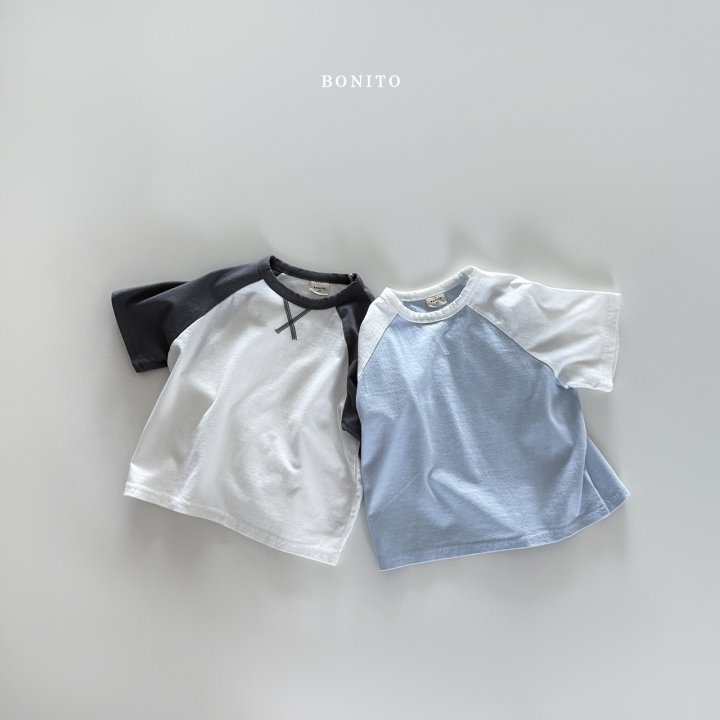 Bonito - Korean Children Fashion - #littlefashionista - Raglan Short Sleeve Tee