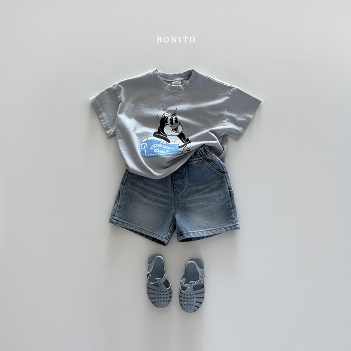 Bonito - Korean Children Fashion - #littlefashionista - Carpenter Denim Shorts - 12
