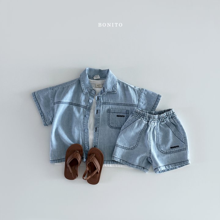 Bonito - Korean Children Fashion - #magicofchildhood - Fatigue Denim Pants - 6