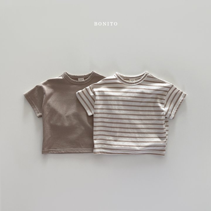 Bonito - Korean Children Fashion - #magicofchildhood - Short Sleeve Tee Set - 5