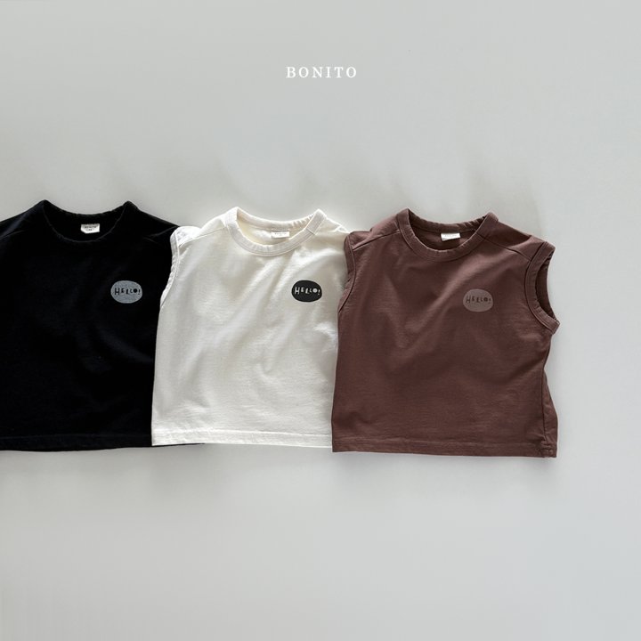 Bonito - Korean Children Fashion - #magicofchildhood - Hello Sleeveless - 3