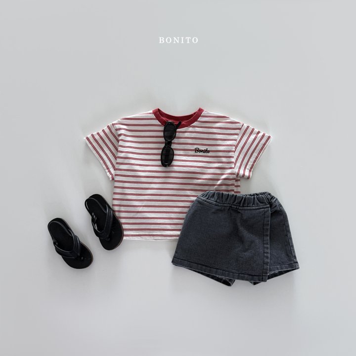 Bonito - Korean Children Fashion - #magicofchildhood - Denim Skirt Shorts - 10