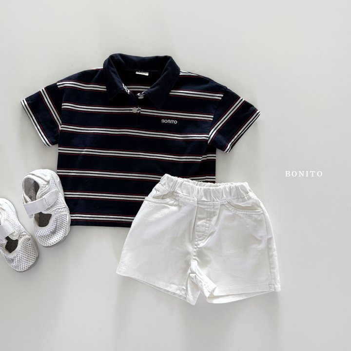 Bonito - Korean Children Fashion - #magicofchildhood - Striped Collar Tee - 6