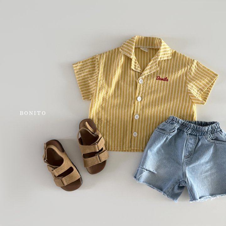 Bonito - Korean Children Fashion - #magicofchildhood - Couple Stripe Shirt - 8
