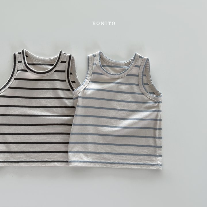 Bonito - Korean Children Fashion - #minifashionista - Striped Sleeveless - 3