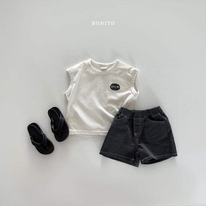 Bonito - Korean Children Fashion - #magicofchildhood - Hello Sleeveless - 4