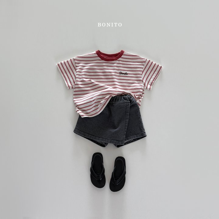 Bonito - Korean Children Fashion - #minifashionista - Denim Skirt Shorts - 11