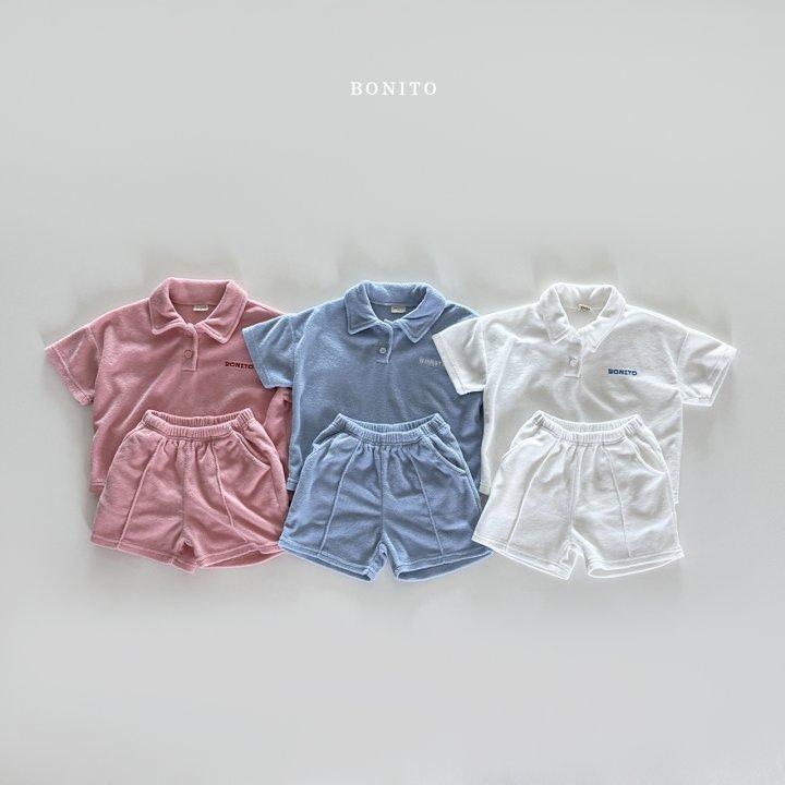 Bonito - Korean Children Fashion - #minifashionista - Collared Terry Set