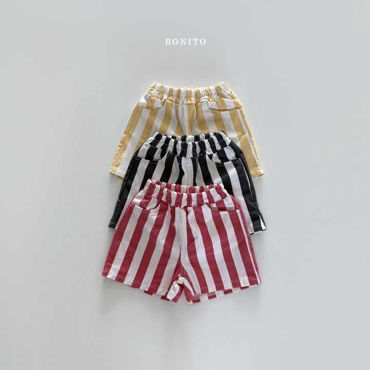 Bonito - Korean Children Fashion - #minifashionista - Vertical Stripe Shorts