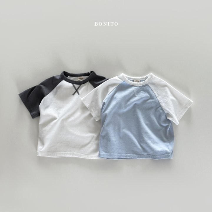 Bonito - Korean Children Fashion - #minifashionista - Raglan Short Sleeve Tee - 3