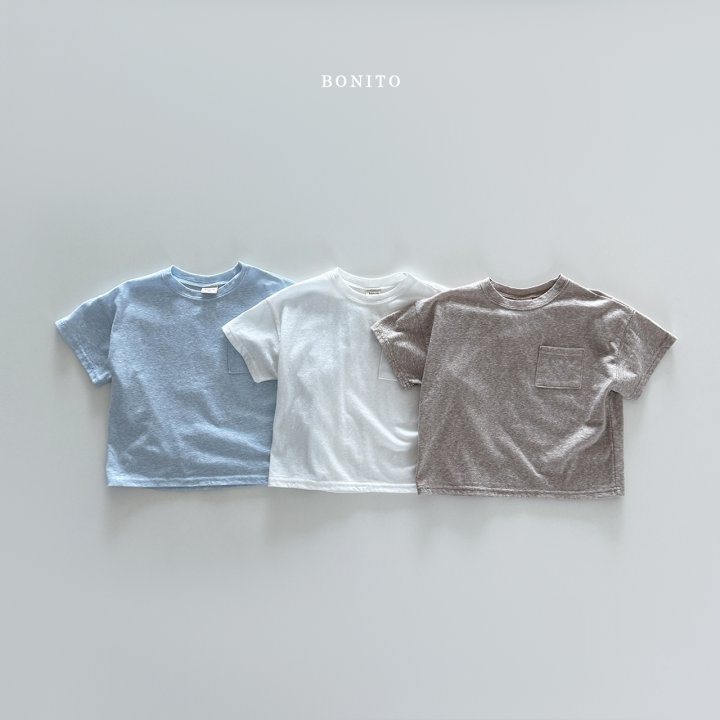 Bonito - Korean Children Fashion - #prettylittlegirls - Slub Pocket Tee - 3