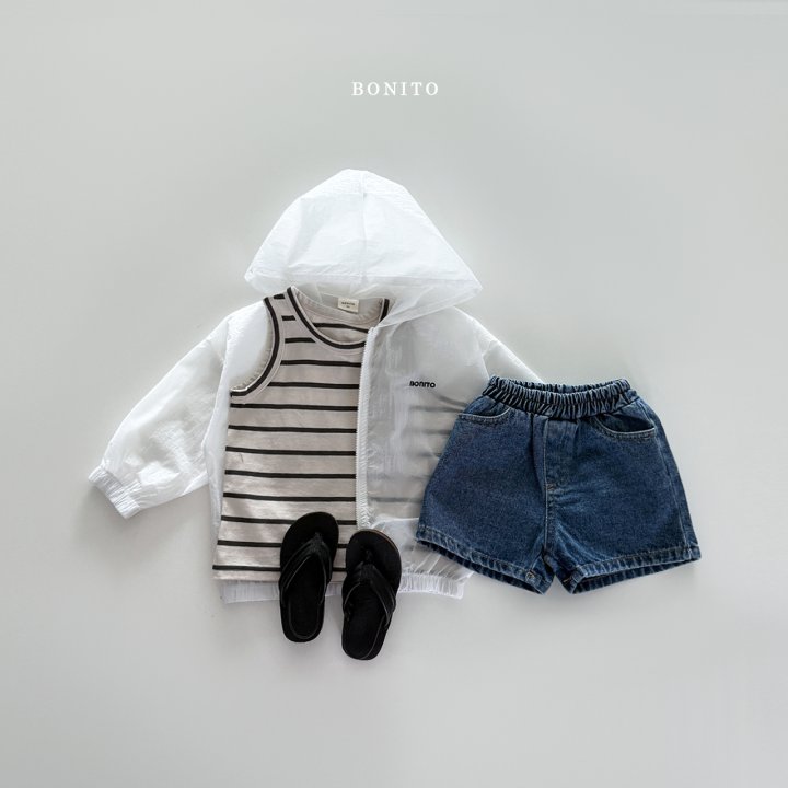 Bonito - Korean Children Fashion - #prettylittlegirls - Windy Cooling Hood Zip-Up Jacket - 12