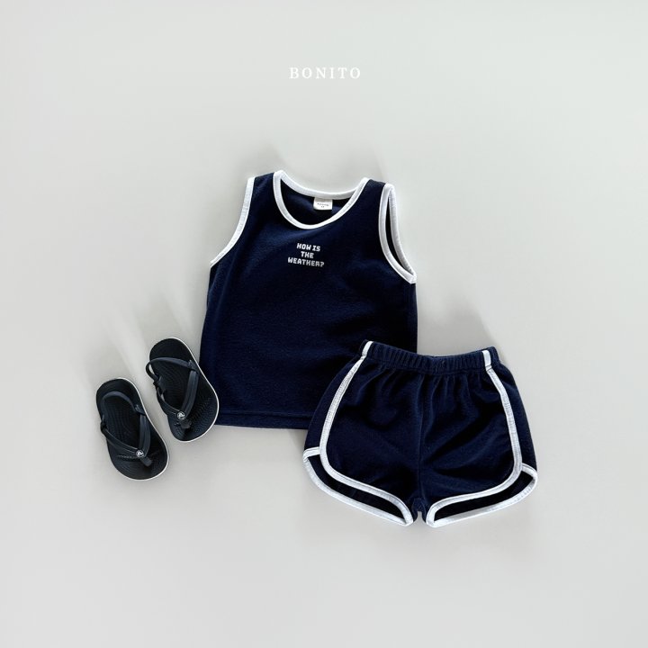Bonito - Korean Children Fashion - #prettylittlegirls - Weather Terry Sleeveless Set - 11