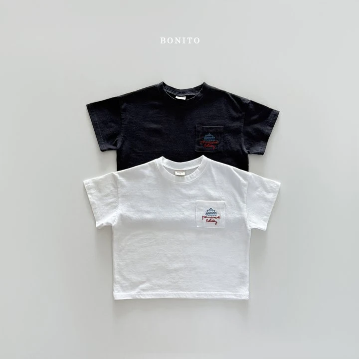 Bonito - Korean Children Fashion - #prettylittlegirls - Sailboat Pocket Tee