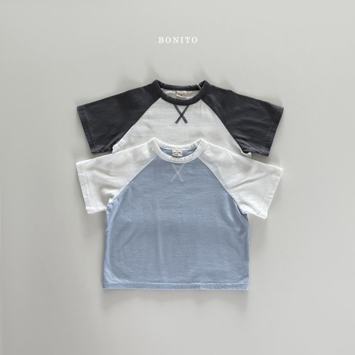 Bonito - Korean Children Fashion - #minifashionista - Raglan Short Sleeve Tee - 4