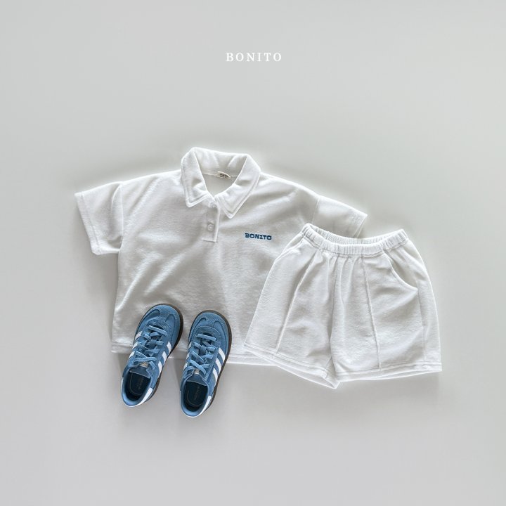 Bonito - Korean Children Fashion - #stylishchildhood - Collared Terry Set - 5