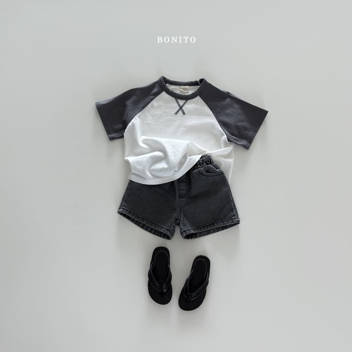 Bonito - Korean Children Fashion - #stylishchildhood - Raglan Short Sleeve Tee - 7