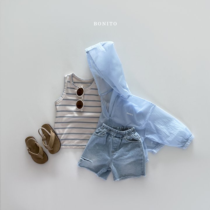 Bonito - Korean Children Fashion - #todddlerfashion - Striped Sleeveless - 5