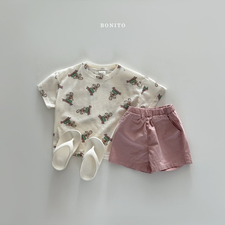 Bonito - Korean Children Fashion - #todddlerfashion - Bunny Rabbit Tee - 12