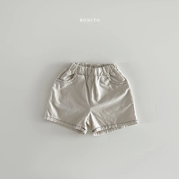 Bonito - Korean Children Fashion - #prettylittlegirls - Two-Pocket Linen Set - 4