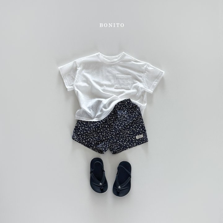 Bonito - Korean Children Fashion - #toddlerclothing - Slub Pocket Tee - 5