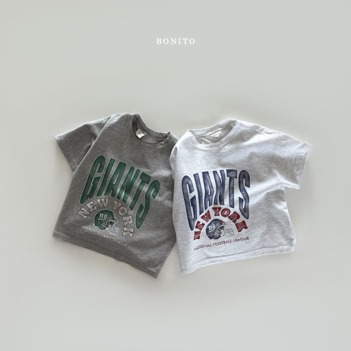 Bonito - Korean Children Fashion - #toddlerclothing - Giant Tee