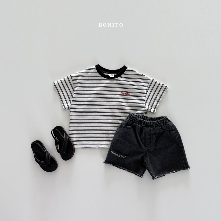 Bonito - Korean Women Fashion - #momslook - Double Stripe Tee (with Mom) - 7