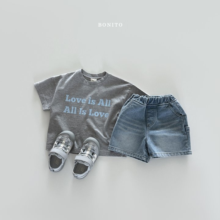 Bonito - Korean Women Fashion - #momslook - Love Is All Tee (with Mom) - 9