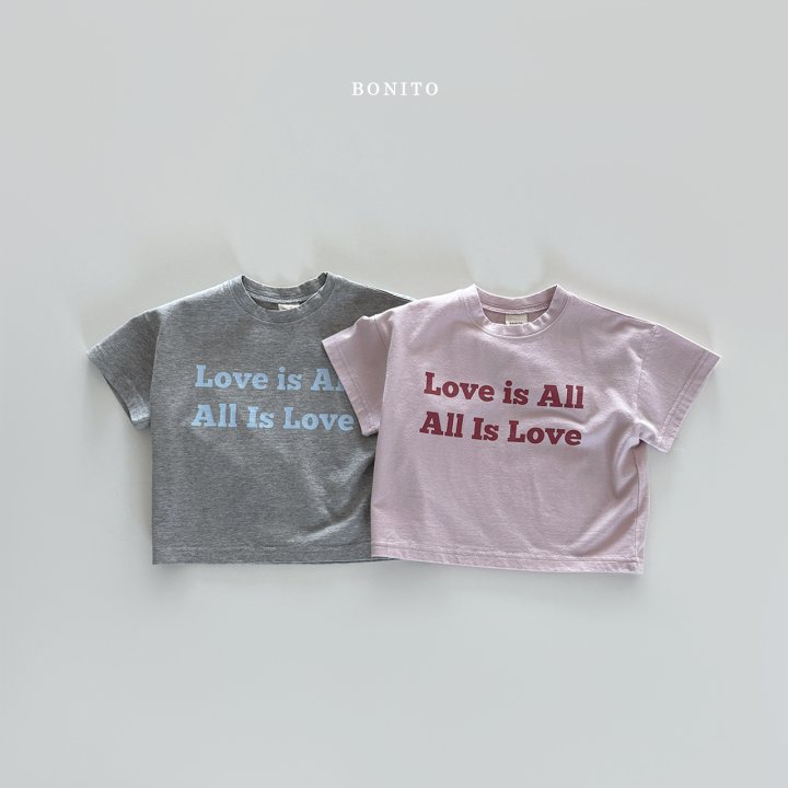 Bonito - Korean Women Fashion - #thatsdarling - Love Is All Tee (with Mom)