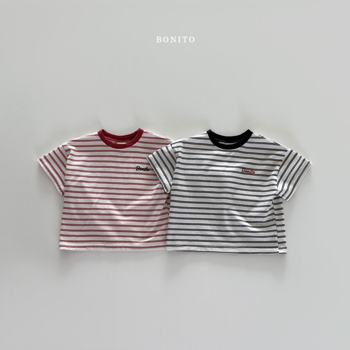 Bonito - Korean Women Fashion - #momslook - Double Stripe Tee (with Mom) - 4