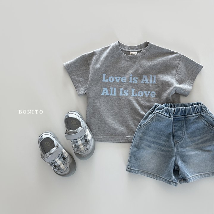 Bonito - Korean Women Fashion - #womensfashion - Love Is All Tee (with Mom) - 8