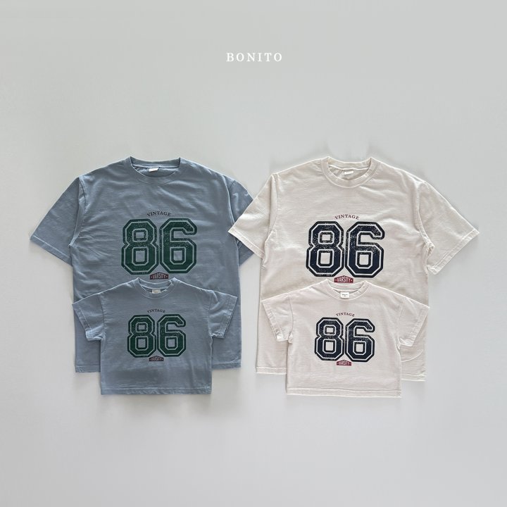 Bonito - Korean Women Fashion - #womensfashion - Vintage 86 Tee (with Mom) - 6