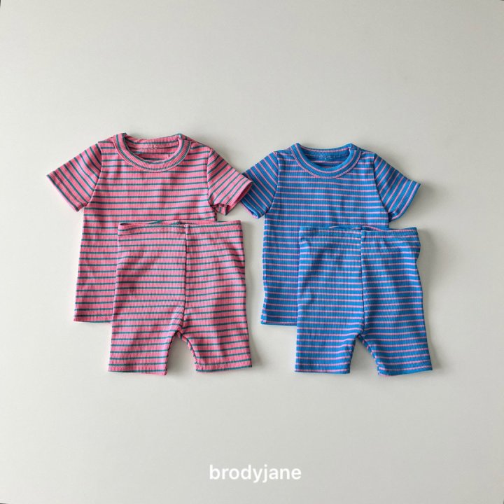 Brody Jane - Korean Baby Fashion - #babyboutique - Fresh Stripe Set-up