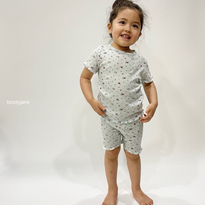 Brody Jane - Korean Baby Fashion - #babyboutiqueclothing - Flower Eyelet Frill Short Sleeve Set - 5