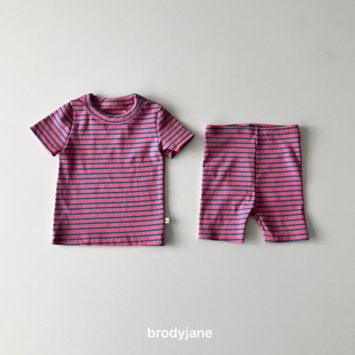 Brody Jane - Korean Baby Fashion - #babyclothing - Fresh Stripe Set-up - 3
