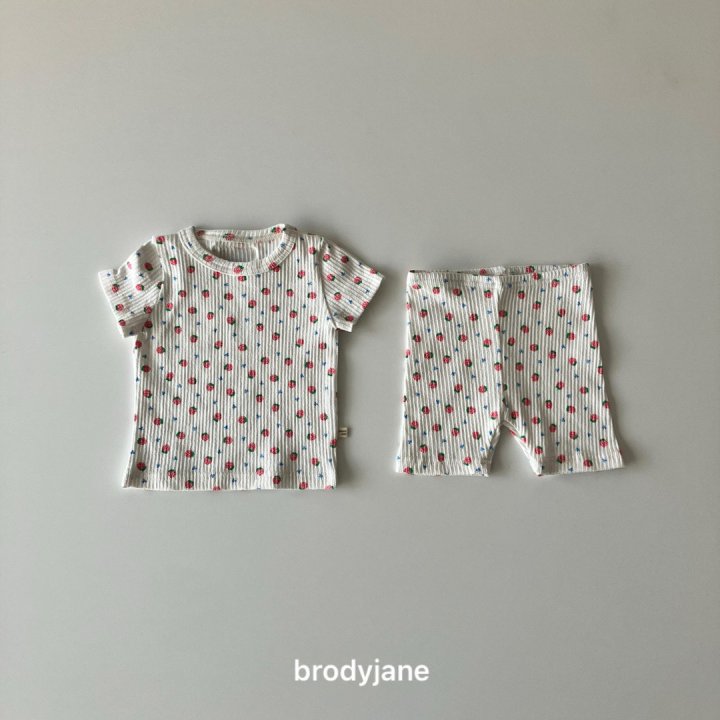 Brody Jane - Korean Baby Fashion - #babygirlfashion - Ribbon Berry Set-up - 2