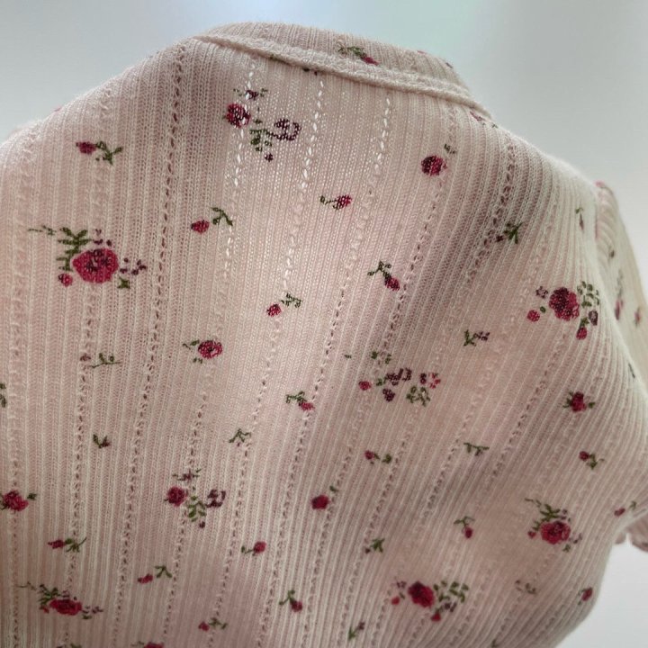 Brody Jane - Korean Baby Fashion - #babyoninstagram - Flower Eyelet Frill Short Sleeve Set - 11