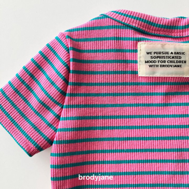 Brody Jane - Korean Baby Fashion - #babyootd - Fresh Stripe Set-up - 9