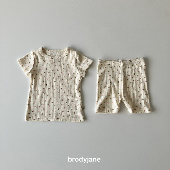 Brody Jane - Korean Baby Fashion - #babyoutfit - Jacquard Flower Set-up - 3