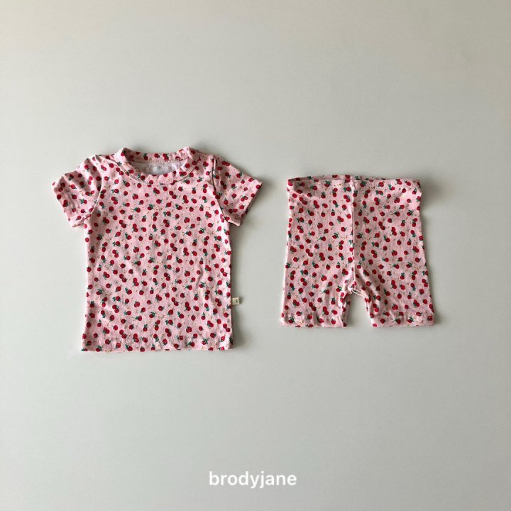 Brody Jane - Korean Baby Fashion - #babyoutfit - Strawberry Set-up - 3