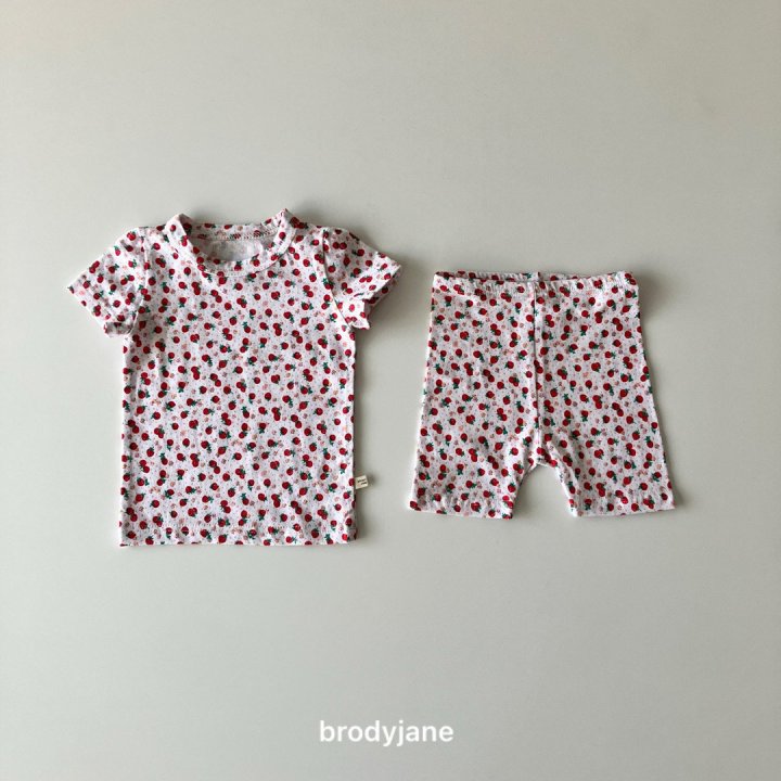 Brody Jane - Korean Baby Fashion - #babyoutfit - Strawberry Set-up - 4