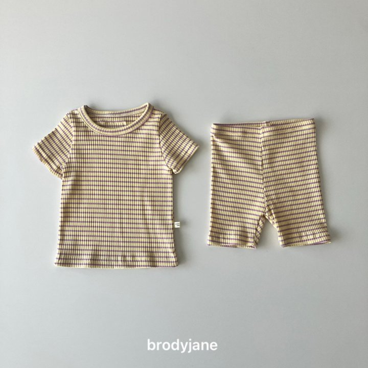 Brody Jane - Korean Baby Fashion - #onlinebabyboutique - Cotton Candy Short Sleeve Set-up - 2