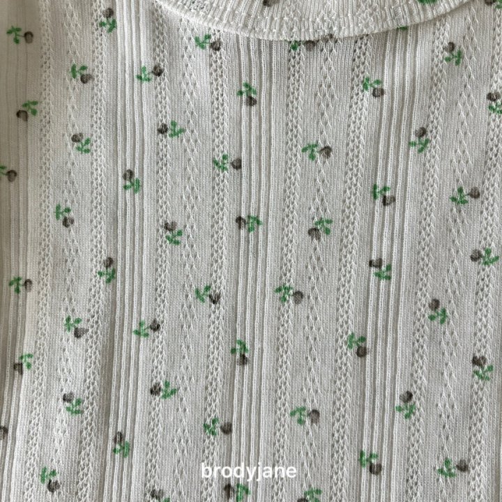 Brody Jane - Korean Baby Fashion - #onlinebabyshop - Jacquard Flower Set-up - 6